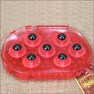 RED TOUGH1 RUBBER JELLY HORSE MASSAGE MITT CURRY MAGNETIC THERAPY BALLS