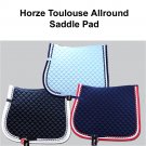 HORZE TOULOUSE ALLPURPOSE HORSE COTTON ENGLISH DIAMOND QUILTED SADDLE PAD