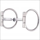 HILASON STAINLESS STEEL OFFSET DEE RING SNAFFLE MOUTH HORSE BIT