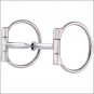 HILASON STAINLESS STEEL OFFSET DEE RING SNAFFLE MOUTH HORSE BIT