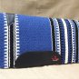 FEP279 MADE IN USA HILASON WESTERN SHOCK BUSTER SADDLE BLANKET PAD BLACK WHITE