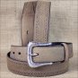 42 INCH WESTERN MEN ARIAT BROWN DISTRESSED PERF EDGE LEATHER BELT