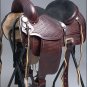 TT105-F HILASON FLEX-TREE TRAIL PLEASURE WESTERN ENDURANCE LEATHER SADDLE 16"