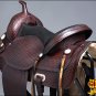 TT105-F HILASON FLEX-TREE TRAIL PLEASURE WESTERN ENDURANCE LEATHER SADDLE 16"