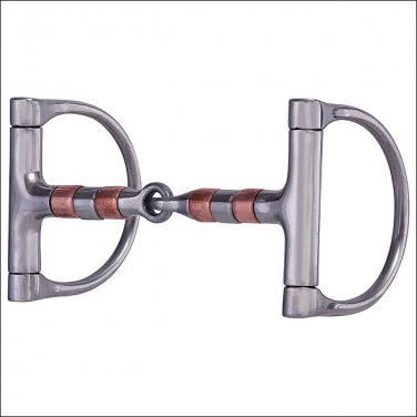 HILASON STAINLESS STEEL RACING DEE RINGS BIT SNAFFLE MOUTH