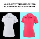 NOBLE OUTFITTTERS MILEY POLO LADIES RIDING SHIRT W/ FRONT BUTTON