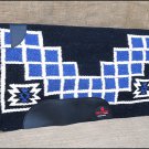 FEP241 MADE IN USA HILASON WESTERN WOOL FELT SADDLE BLANKET PAD BLACK TURQUOISE