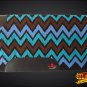MADE IN USA FE288 HILASON WESTERN  WOOL FELT SADDLE BLANKET PAD BLACK TURQUOISE