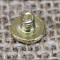 1/4" HILASON WESTERN HORSE SADDLE TACK CHICAGOBRASS PLATED SCREW 10 SET