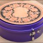AH-2 HILASON HORSE MEDIUM PURPLE MOLDED HEAVY DUTY ABS ROPE CAN W/ LEATHER TRIM