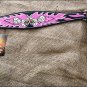 HILASON WESTERN LEATHER HORSE BREAST COLLAR HAND PAINT DICE FLAMES CONCHO