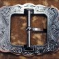 ANTIQUE COPPER FINISHED BERRY BELT BUCKLE WITH ROPE EDGE