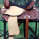 TT204M 15" HILASON WESTERN FLEX TREE BARREL RACING TRAIL RIDING HORSE SADDLE