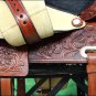 TT204M 15" HILASON WESTERN FLEX TREE BARREL RACING TRAIL RIDING HORSE SADDLE