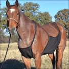 MEDIUM CLASSIC EQUINE LIGHTWEIGHT ADJUSTABLE HORSE FLYSHEET BELLY GUARD BLACK