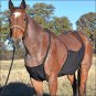 MEDIUM CLASSIC EQUINE LIGHTWEIGHT ADJUSTABLE HORSE FLYSHEET BELLY GUARD BLACK