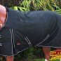69"HILASON 1200D WINTER WATERPROOF 400GSM POLY TURNOUT HORSE BLANKET BLACK