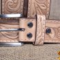 GM301-F HILASON HAND MADE HEAVY DUTY BUFFALO HIDE LEATHER STICHED BELT 36"