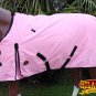 81 in HILASON 600D RIPSTOP WATERPROOF POLY TURNOUT HORSE WINTER SHEET PINK