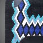 FE359-F MADE IN USA HILASON WESTERN WOOL FELT SADDLE BLANKET PAD BLACK BLUE