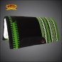 MADE IN USA FE327 HILASON WESTERN WOOL FELT SADDLE BLANKET PAD GREEN BLACK WHITE