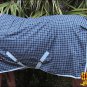 66 in HILASON 1200D RIPSTOP WATERPROOF TURNOUT HORSE WINTER SHEET BLACK GREY