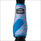 BLUE QUATREFOIL WEAVER PRODIGY ATHLETIC HORSE LEG BOOTS TWO PACK MEDIUM