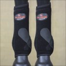 SMALL HILASON BLACK HORSE REAR LEG PROTECTION ULTIMATE SPORTS BOOT PAIR