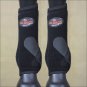 SMALL HILASON BLACK HORSE REAR LEG PROTECTION ULTIMATE SPORTS BOOT PAIR