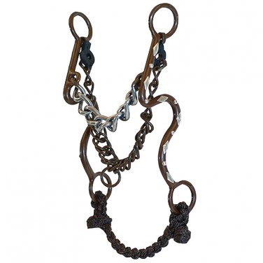 METALAB ROGER BRANCH ANTIQUE S SHANK CHAIN HORSE BIT