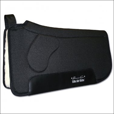 30X33 PROFESSIONAL CHOICE SMX AIR RIDE ORTHOSPORT HORSE FLEECE SADDLE PAD BLACK