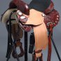 TT316M 17" HILASON WESTERN FLEX TREE BARREL RACING TRAIL RIDING HORSE SADDLE