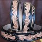 34 inch NEW HILASON BLACK HANDMADE WESTERN WORK LEATHER MEN GUN HOLSTER BELT