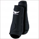MEDIUM CACTUS ROPES RELENTLESS ALL AROUND HORSE LEG SPORT BOOT 4 PACK BLACK