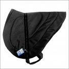 NEW HILASON HIGH SPIRIT LINED ZIPPER CONSTRUCTED SADDLE BAG BLACK