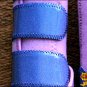 SMALL HILASON GLITTER PURPLE HORSE REAR LEG PROTECTION ULTIMATE SPORTS BOOT PAIR