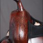 TO107M-F HILASON TREELESS WESTERN LEATHER TRAIL PLEASURE HORSE RIDING SADDLE 16"