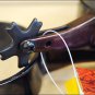 NEW HILASON BLACK STEEL MEN BRONC SPURS W/ 5 POINT ROWELS