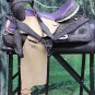 FI122F- WESTERN BARREL RACING TRAIL SADDLE 15 WITH BRIDLE BREAST COLLAR SET