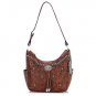 BT620 AMERICAN WEST ANTIQUE BROWN LEATHER LADIES HOBO BAG SHOULDER HANDBAG PURSE