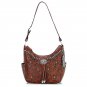 BT620 AMERICAN WEST ANTIQUE BROWN LEATHER LADIES HOBO BAG SHOULDER HANDBAG PURSE