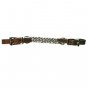 NEW CIRCLE Y CURB STRAP CHAIN 4 1/2 INCH FLAT CHAIN WALNUT