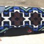 FEP307 HILASON WESTERN NEW ZEALAND WOOL HORSE SADDLE BLANKET BLACK TURQIOISE