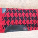 FEP232 HILASON SHOW NEW ZEALAND WOOL SADDLE BLANKET WESTERN CRIMSON BLACK