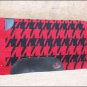 FEP232 HILASON SHOW NEW ZEALAND WOOL SADDLE BLANKET WESTERN CRIMSON BLACK