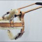GH201-F HILASON TAN GENUINE LEATHER X LARGE ASSISTANCE DOG HARNESS WITH HANDLE