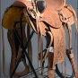 WD090-F HILASON BIG KING SERIES WESTERN WADE RANCH ROPING COWBOY TRAIL SADDLE 16