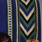 MADE IN USA F265 HILASON WESTERN WOOL FELT SADDLE BLANKET PAD PURPLE WHITE BLACK