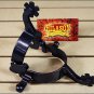 HILASON BLACK STEEL MEN SPURS BLACK STEEL BLUNT TIPPED ROWEL