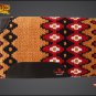 FE321-F HILASON WESTERN NEW ZEALAND WOOL HORSE SADDLE BLANKET CRIMSON BROWN